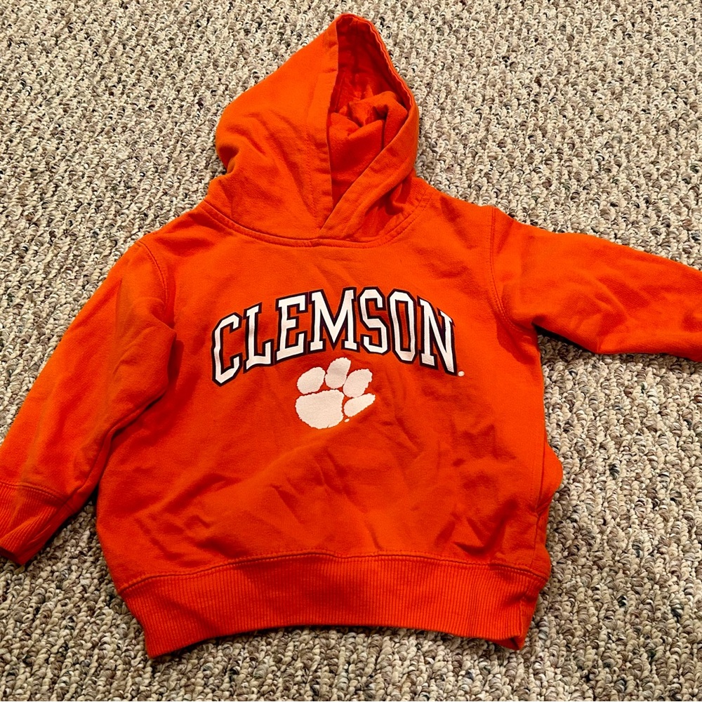 Toddler Clemson sweatshirt/hoodie